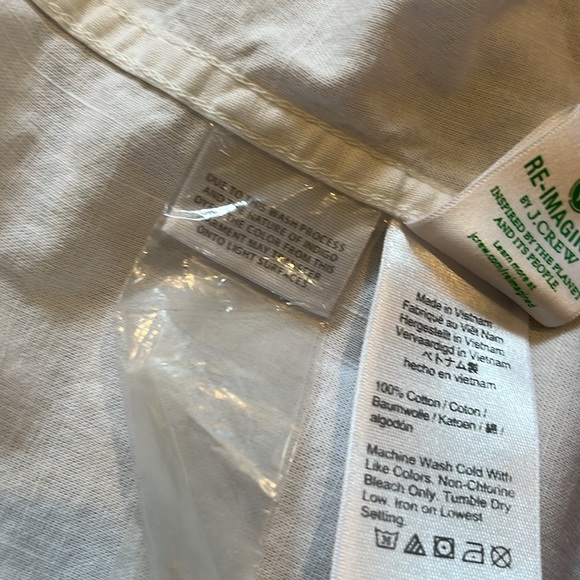 J Crew Western Chambray Shirt in White - Picture 5 of 6